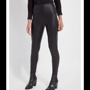 new LYSSE faux leather leggings M